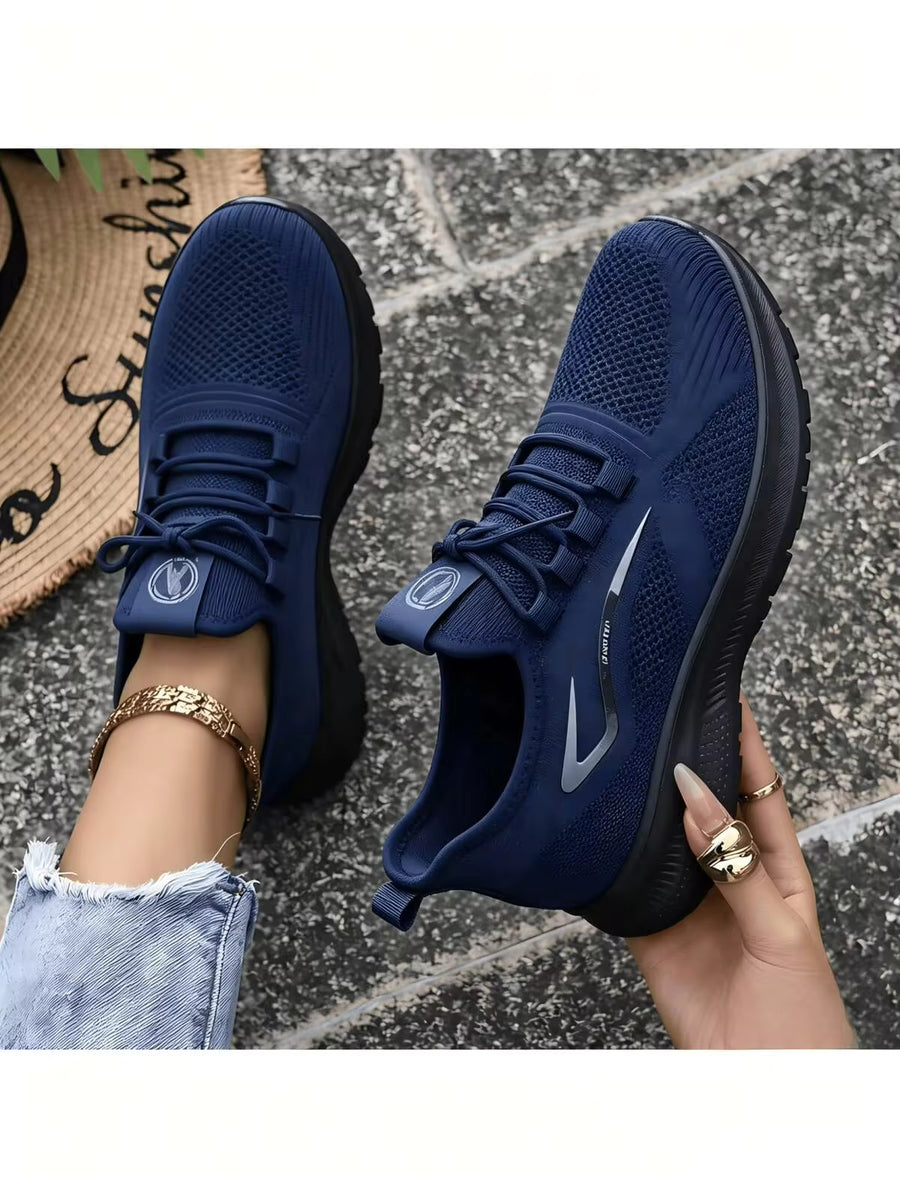 Women's Casual Sports Shoes, Mesh Slip-On Fitness Running Shoes, Comfortable Soft Non-Slip Walking Sneakers Runs Large, Size Down 1